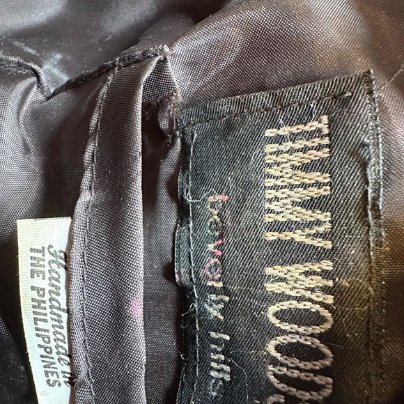 SOLD Timmy Woods Rare Hand Carved White Flower Purse Clutch Minaudiere Shoulder - Picture 7 of 16